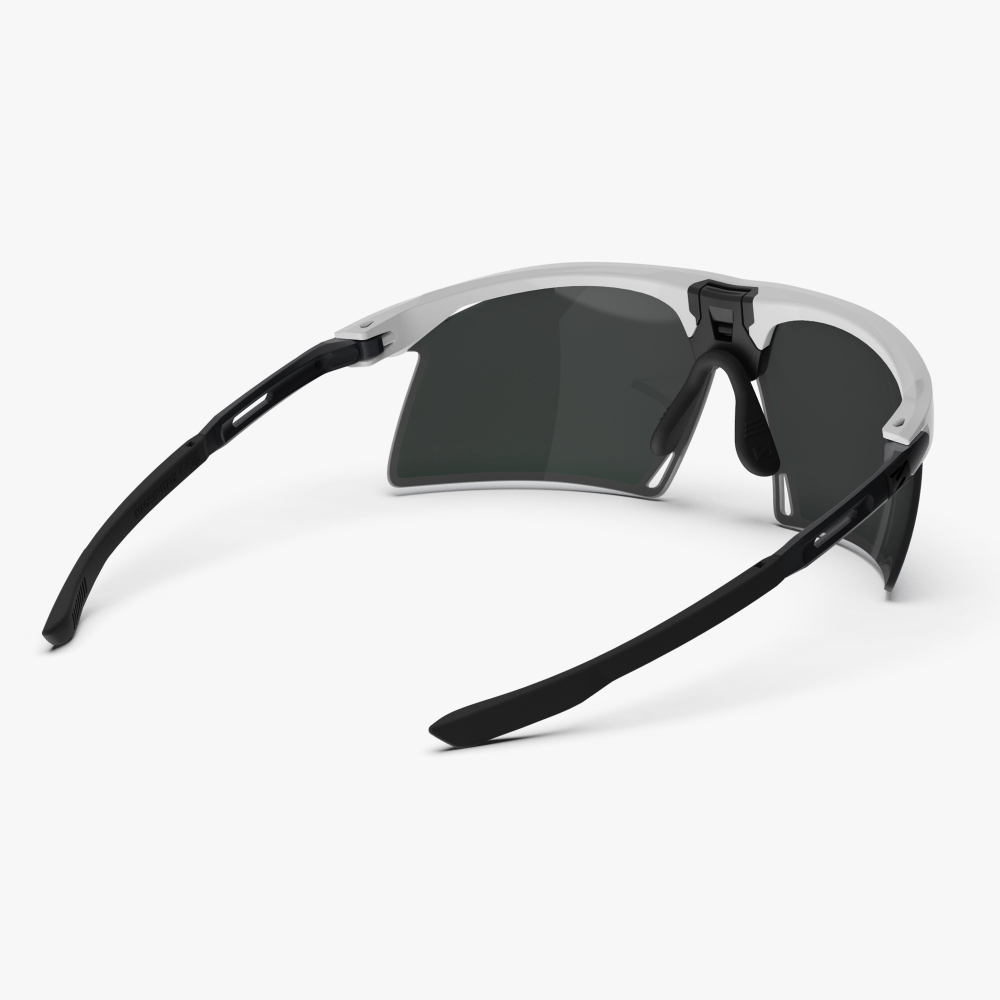 Спортивные очки c диоптриями Scicon Aerobeam Titanium Sunglasses White Matt Multi Mirror Green + Pink