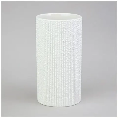 Ваза 12*12*23см коллекция капли дождя цвет белый