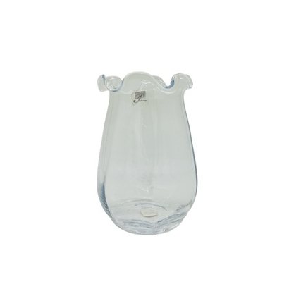 Ваза с оригинальным горлышком 20 см