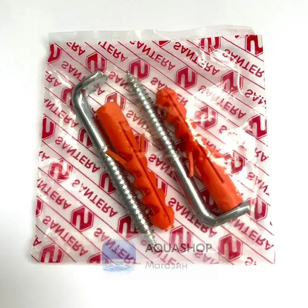 Крепеж для водонагревателя (бойлера) до 150л. "костыль" 10х100мм. с дюбелем, комп. 2шт. , SANTERA