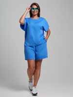 Блузка Летний драйв-4 Виотекс ГОЛУБОЙ