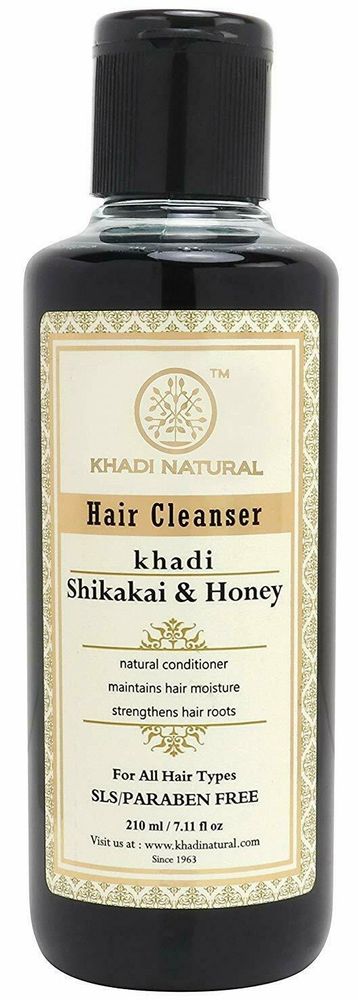Khadi Natural шампунь восстанавливающий Мед и Миндаль, 210 мл
