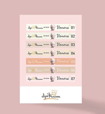 Луи Филипп Наклейки на типсы Venera