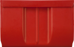 Ящик сплошной 350×230×150 мм, объем 12.08 л., арт.: 5003, красный, код: 10038