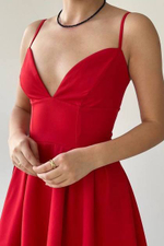 Платье 4335 красный