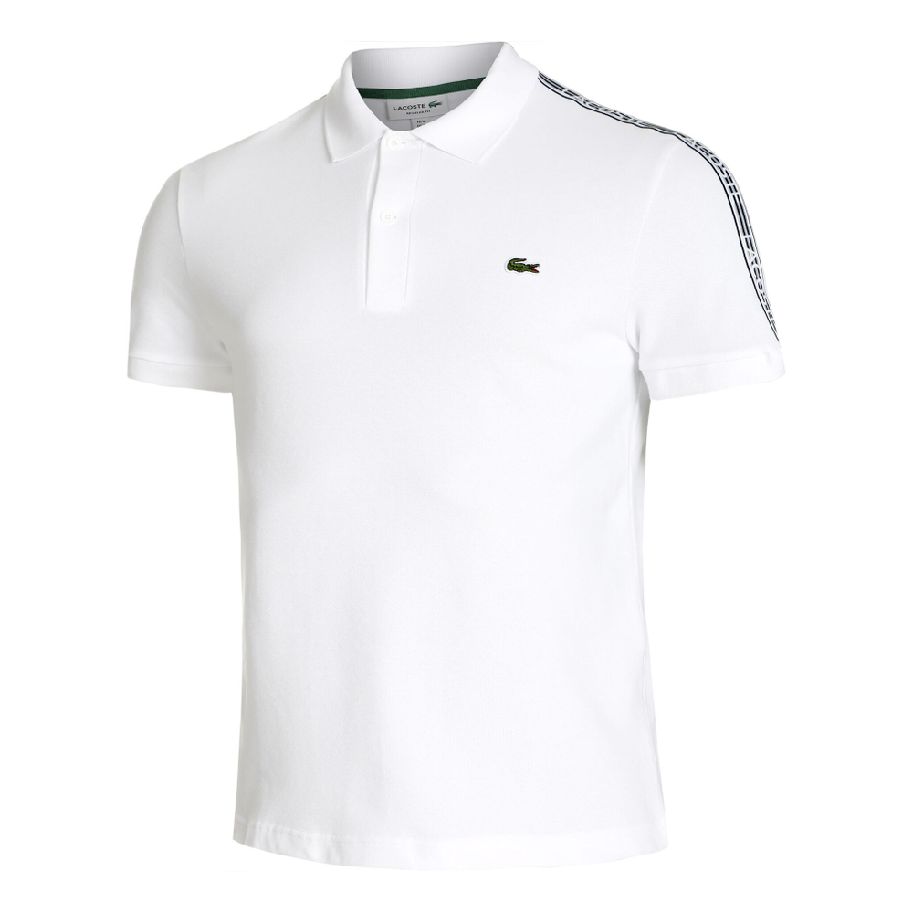 Мужское теннисное поло Lacoste Core Graphics Polo Men - White