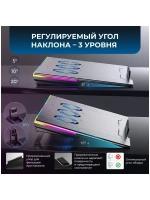 подставка для ноутбука алюминиевая охлаждающая KS-is