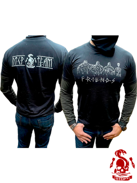 Футболка ПТСР TEAM Friends. Чёрный