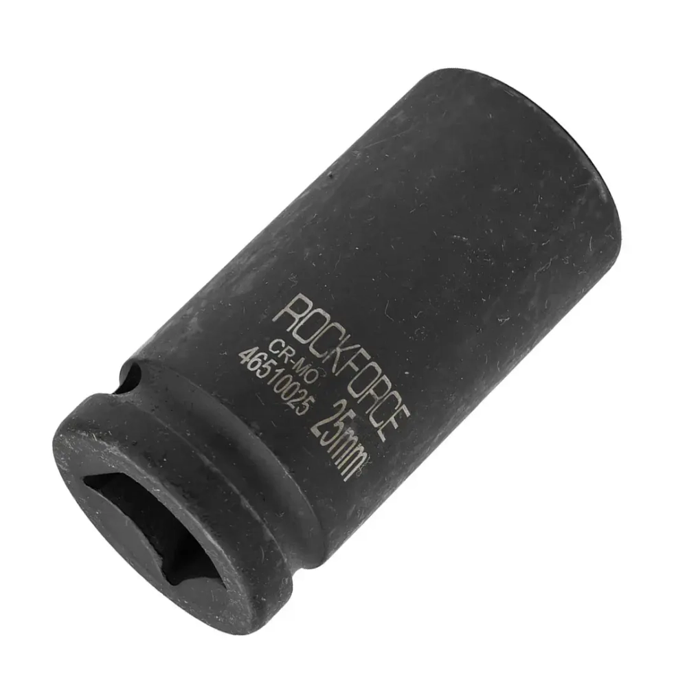 Головка ударная глубокая 3/4'', 25мм (6гр.) RockForce RF-46510025