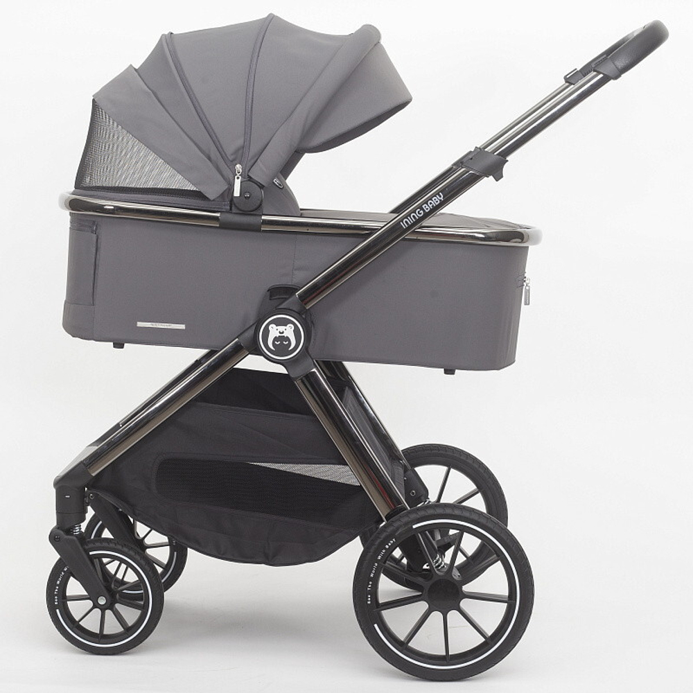 Детская коляска 2 в 1 Ining Baby KR 345 pro grey