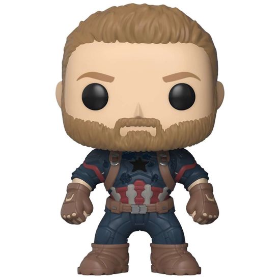 Фигурка Funko POP! Bobble Marvel Avengers Infinity War Captain America (288) 26466 / Фигурка Фанко ПОП! по мотивам вселенной "Марвел", Капитан Америка