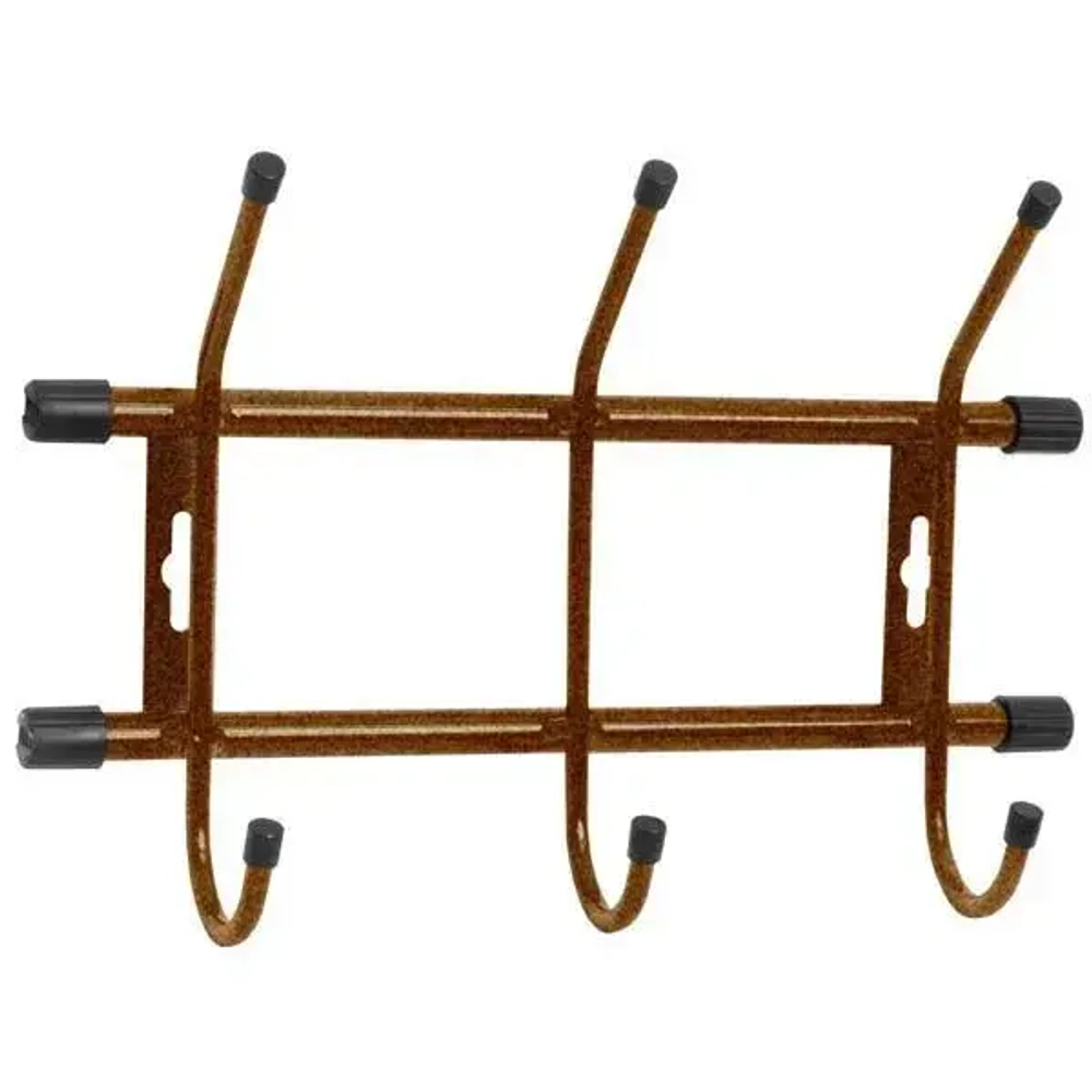 Вешалка настенная 3 крючка, 284, Медный Антик, ВН3