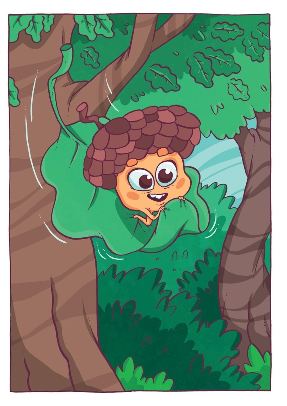 Комикс Желудёнок: большая прогулка