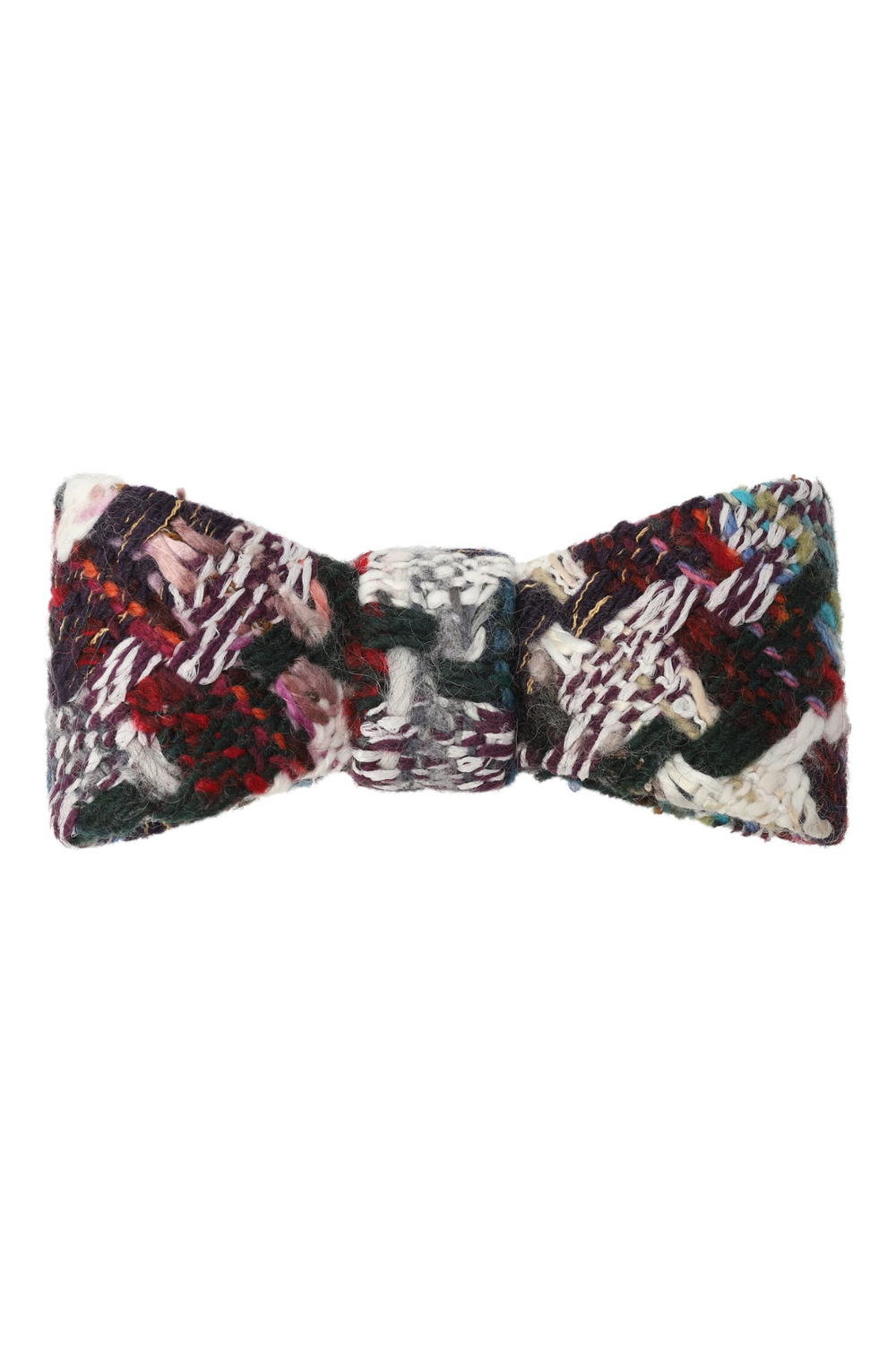 Бант-бабочка из цветного твида