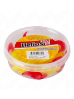 Твистер несъедобный Helios Long Hybrid 3,55"/9,0 см MIX 100шт. (HS-15-031-N)