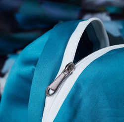 Постельное белье ЕВРО (двуспалка) Египетский Акварель на голубом