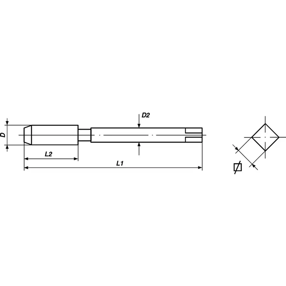 Метчики ручные M3,5х0,6 3 Set VÖLKEL 27328