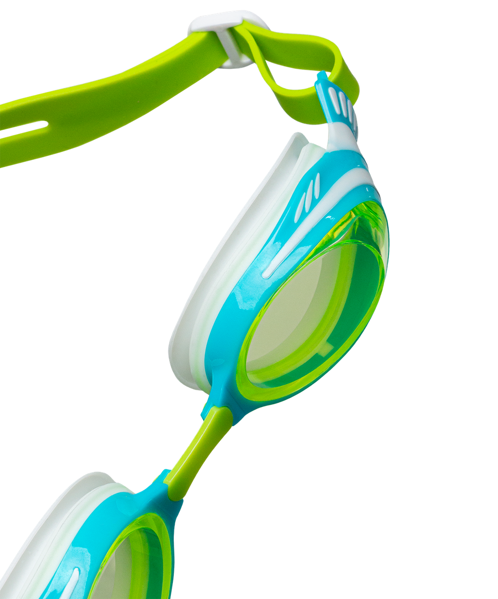 Очки для плавания Poseidon Blue/Lime, детский