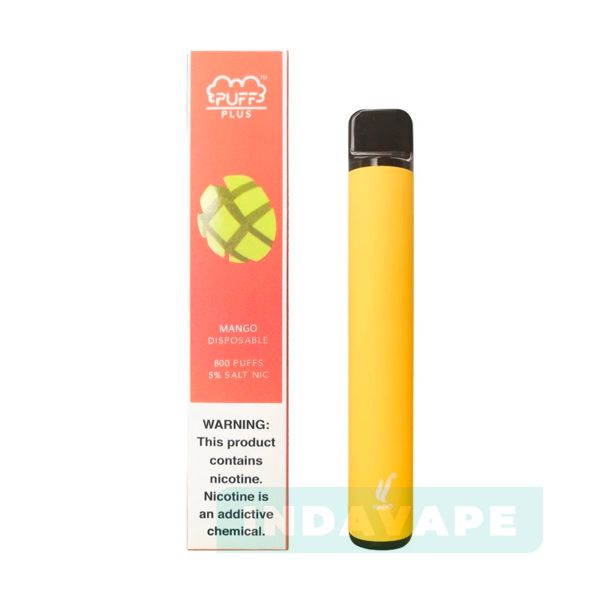 Купить Одноразовый Pod Puff Bar Plus - Mango (800 затяжек)