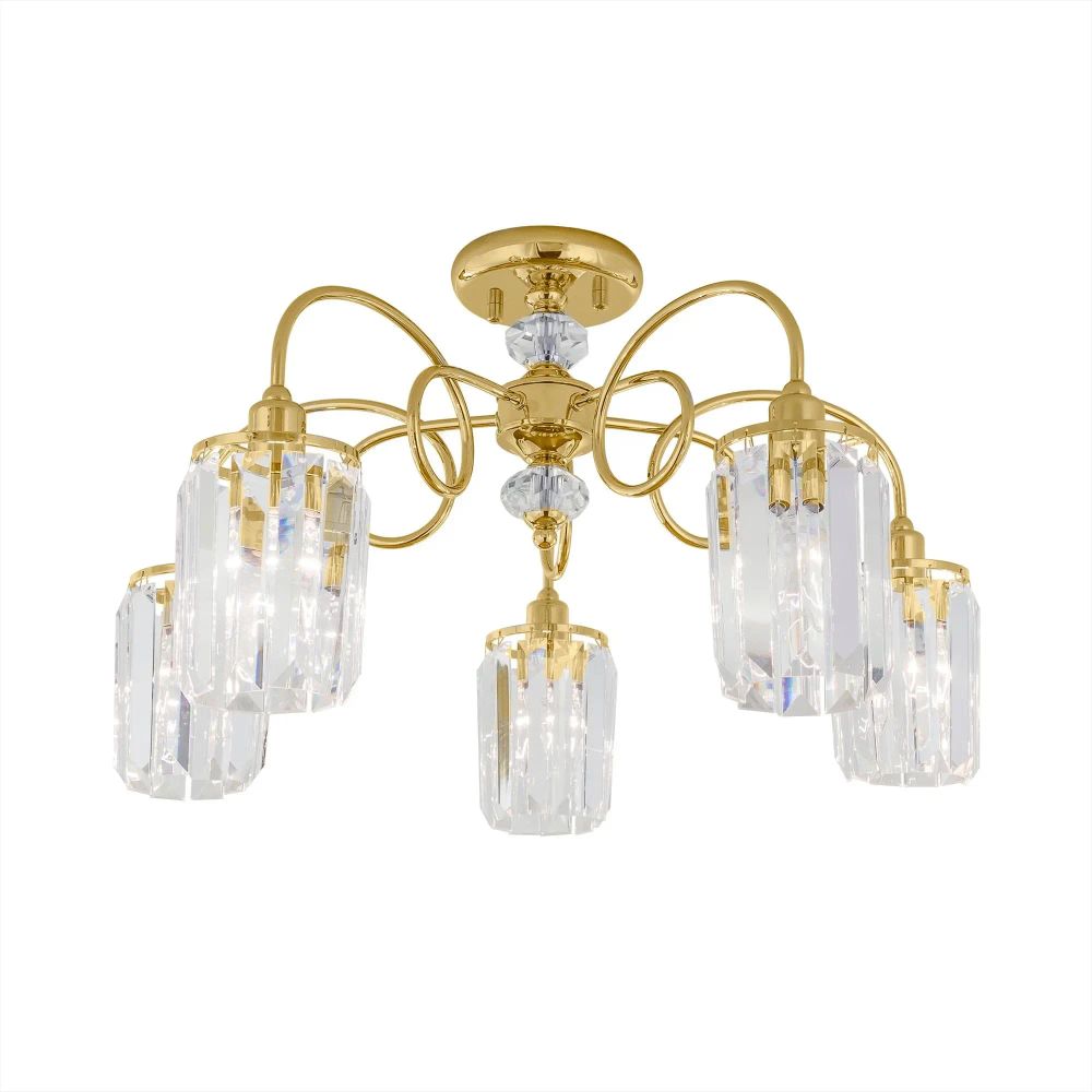 Citilux Синди CL330152 Люстра хрустальная Золото