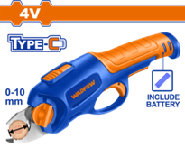 Секатор аккумуляторный 4В Type-C (10) WADFOW WJFP1504