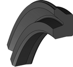 A807-010 NBR Пневматическое уплотнение поршня 10-6-2,55