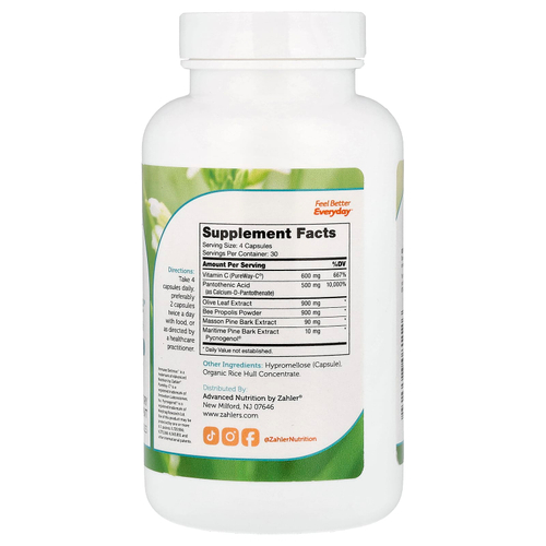 Zahler, Immune Defense™, средство для поддержки иммунной системы, 120 капсул