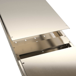 пластина для увеличения жесткости крышек, ширина 700 мм, AISI 304