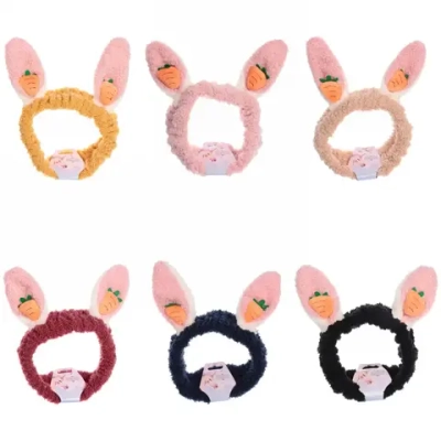 Повязка на голову «Little bunny- Bunny», микс 6 цветов, 20*6 см (подвес Единорожек)