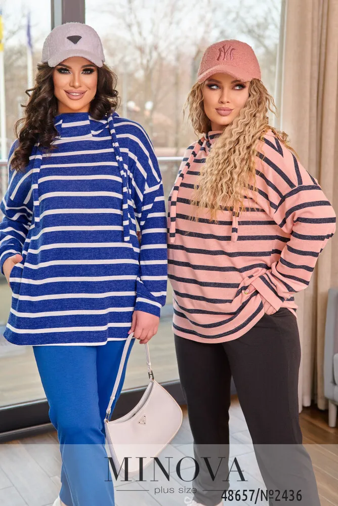 Костюм 2436-розовый-графит Minova