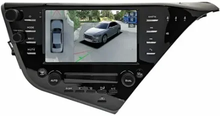 Магнитола для Toyota Camry 70 2017-2020 (c JBL и климатом на ШГУ) - Teyes CC3-2K-360 на Android 10, 2K QLED, 6Гб+128Гб, CarPlay, 4G SIM-слот, 4 камеры в комплекте