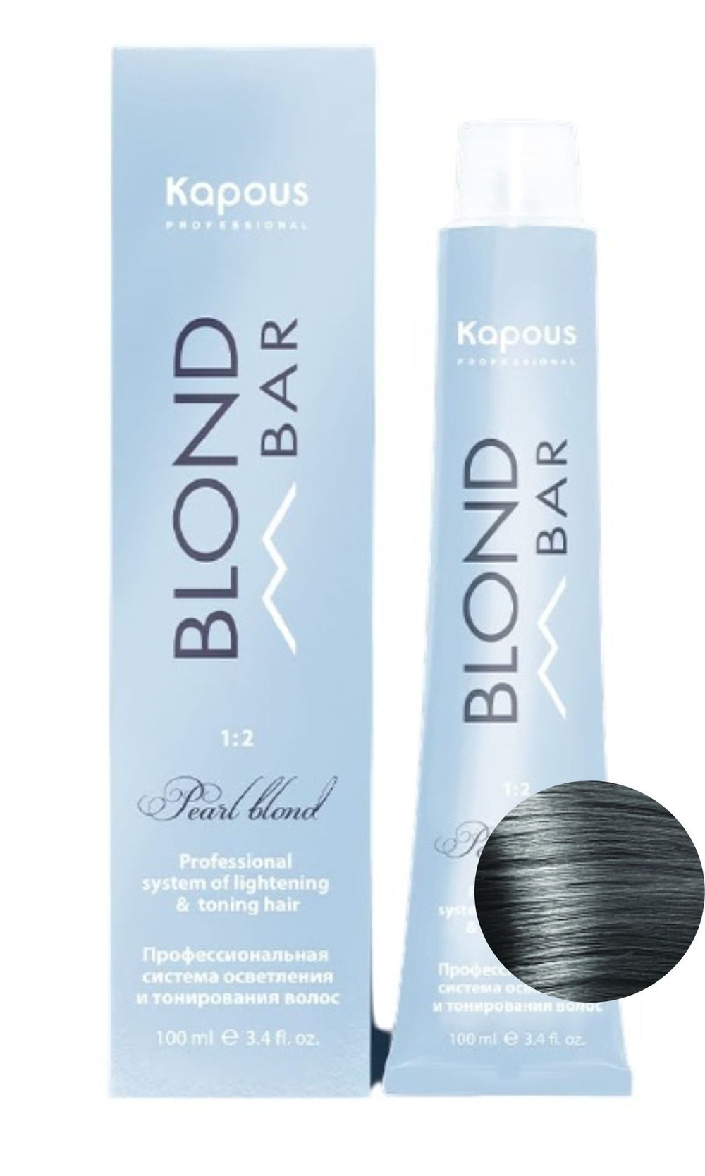 Крем-краска "Blond Bar" Корректор 01 пепельный 100 мл