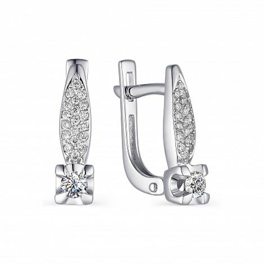 Серьги из золота с бриллиантами