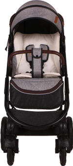 Прогулочная коляска luxmom 609 Серый текстиль