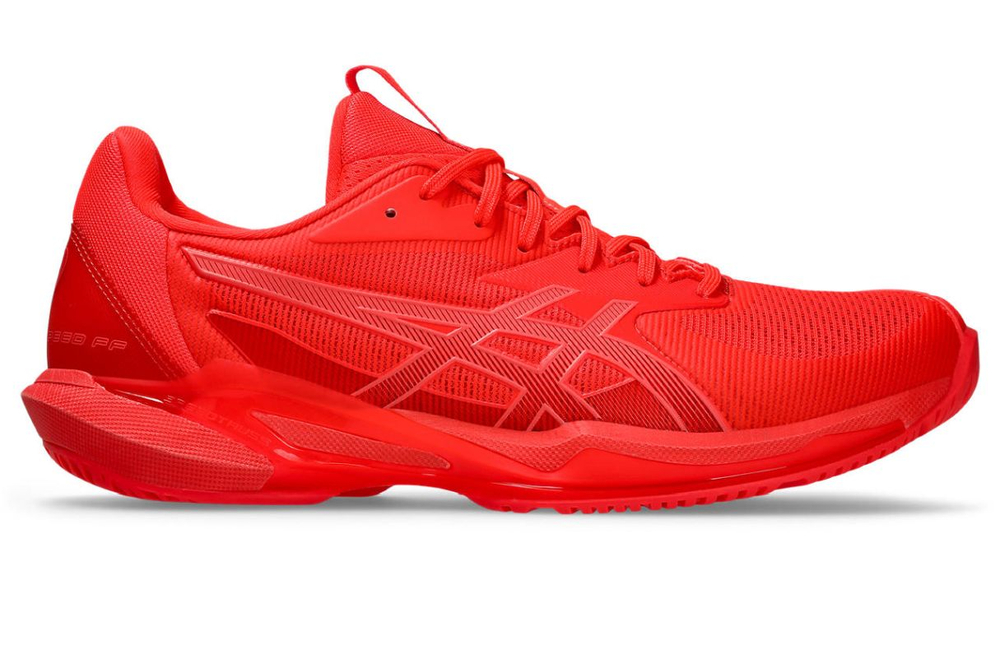 Мужские кроссовки теннисные Asics Solution Speed FF 3 - flash red/blazing coral