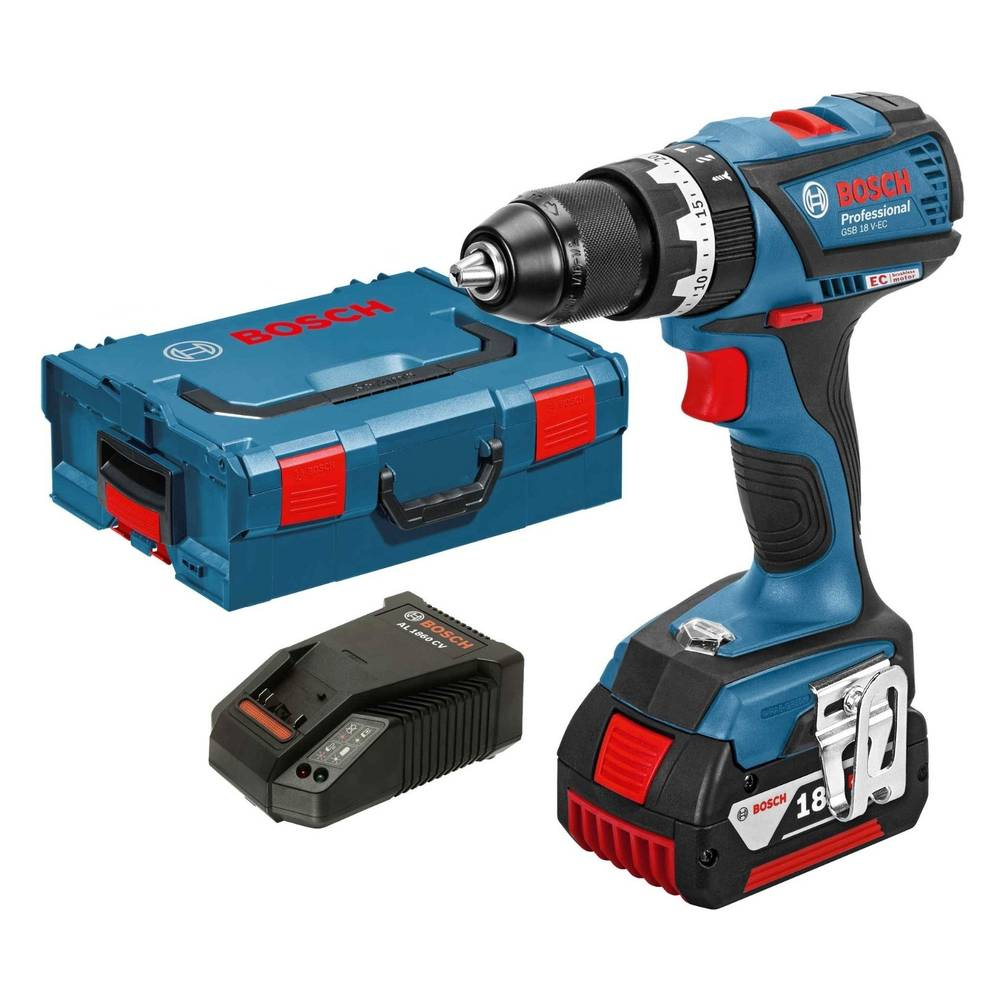Аккумуляторная дрель-шуруповерт Bosch GSB 18 VE-EC ударная