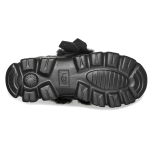 Сапоги UGG Fluff Punk Ankle Boot, 1107309-BLK