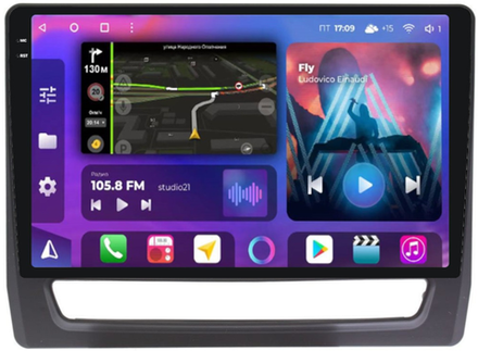 Магнитола для Mitsubishi ASX 2020+ (штатный 8" экран) - FarCar XXL3019M QLED+2K, Android 12, ТОП процессор, 8Гб+256Гб, CarPlay, 4G SIM-слот