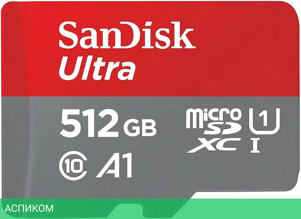 Карта памяти SanDisk microSDXC 512GB (SDSQUAC-512G-GN6MN)