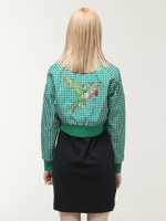 Женская Куртка Embroidered Gingham
