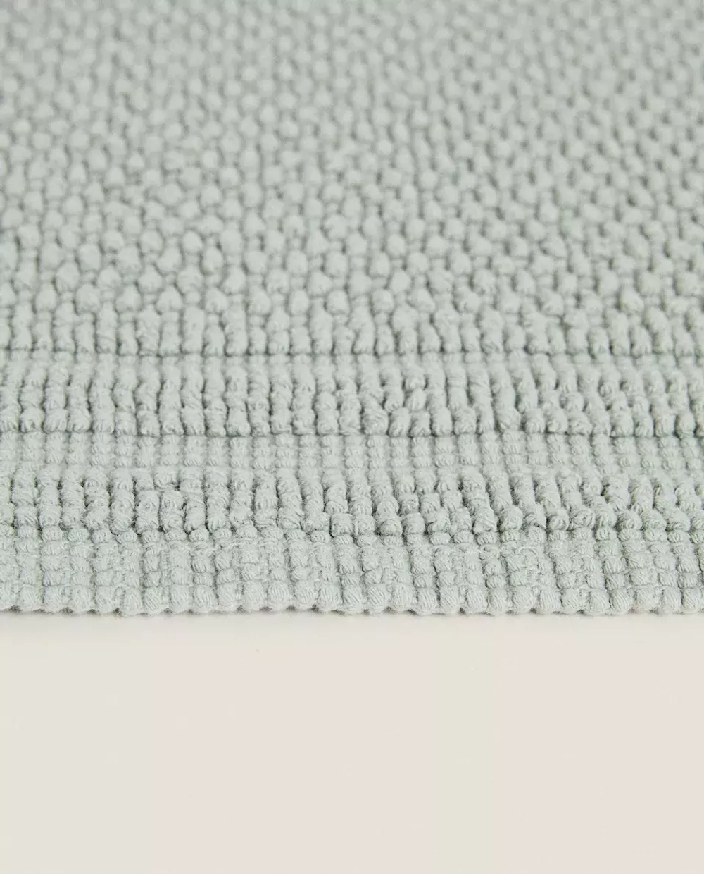 ZARA HOME ХЛОПКОВЫЙ КОВРИК ДЛЯ ВАННОЙ, ЗЕЛЕНЫЙ