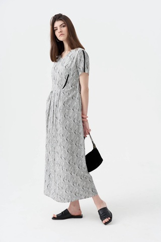 Длинное платье из вискозы Тамбовчанка