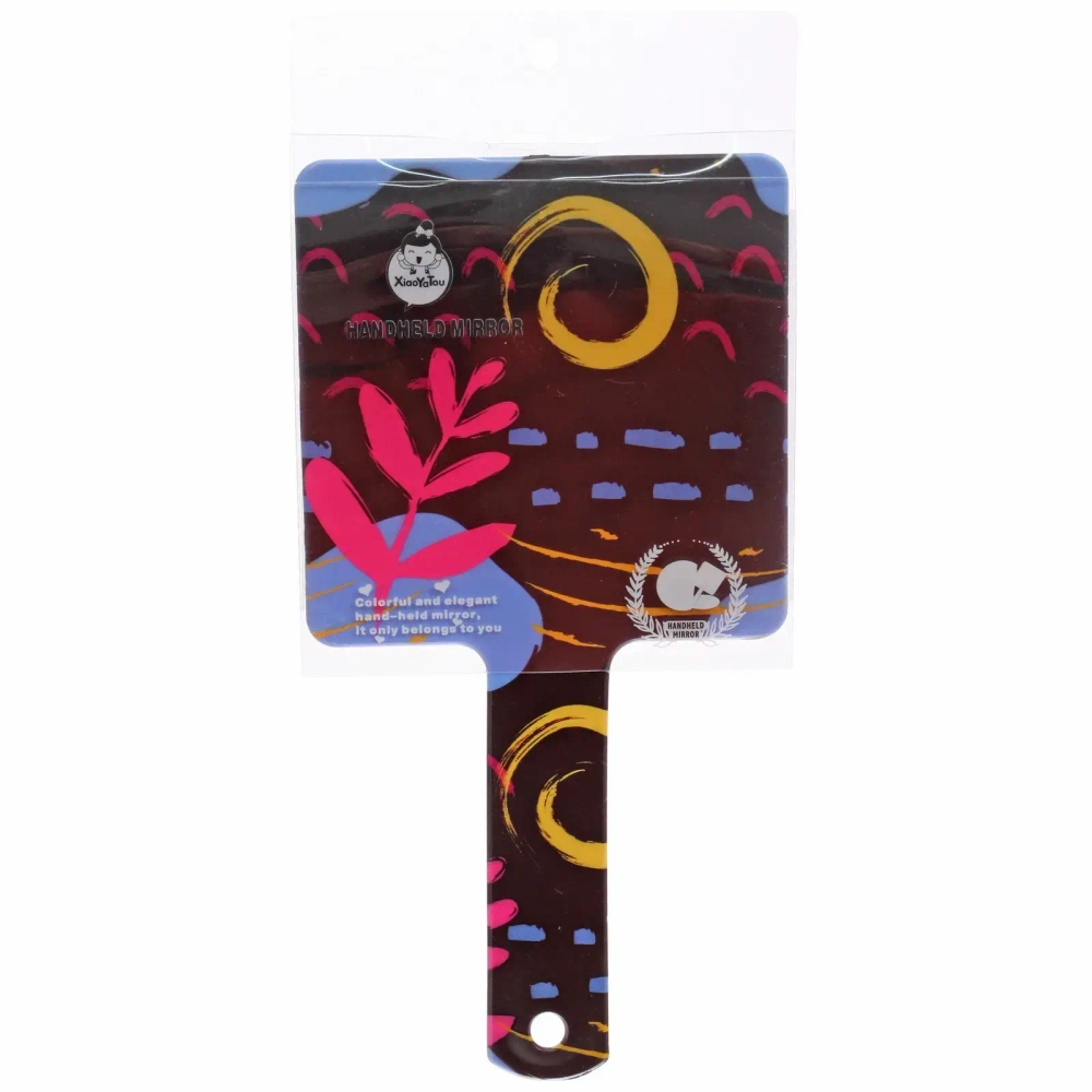 Зеркало косметическое «ИМАНИ - ЭЙФОРИЯ», микс 4 дизайна, 23,4*12см (PVC подвес)