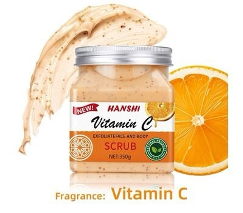 СКРАБ ДЛЯ ТЕЛА HANSHI, 350 ГР VITAMIN C