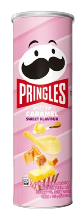 Чипсы Pringles со вкусом сливочной карамели