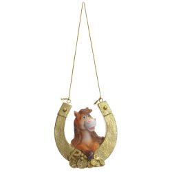 GAEM Фигурка декоративная подвесная "Лошадка", L6,5 W3,5 H6 см, 4в.