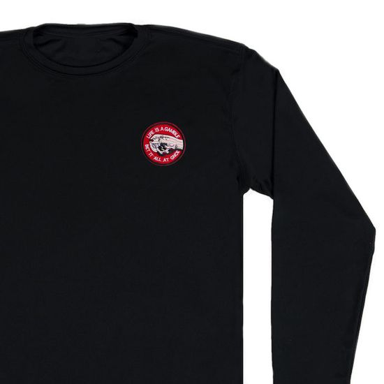 Нашивка термоаппликация на одежду и на рюкзак. Gamble