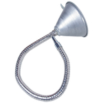 МАСТАК (135-00007) Воронка с гибким сливом, металлическая, 140 х 180 х 725 мм