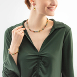 Серьги Coeur de Lion Olive-Green 2838/21-0905
