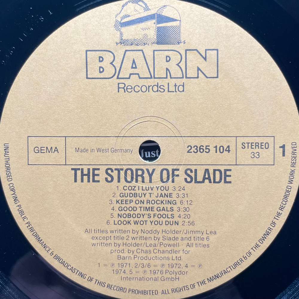 Slade ‎– The Story Of Slade 2LP (Германия 1977г.)